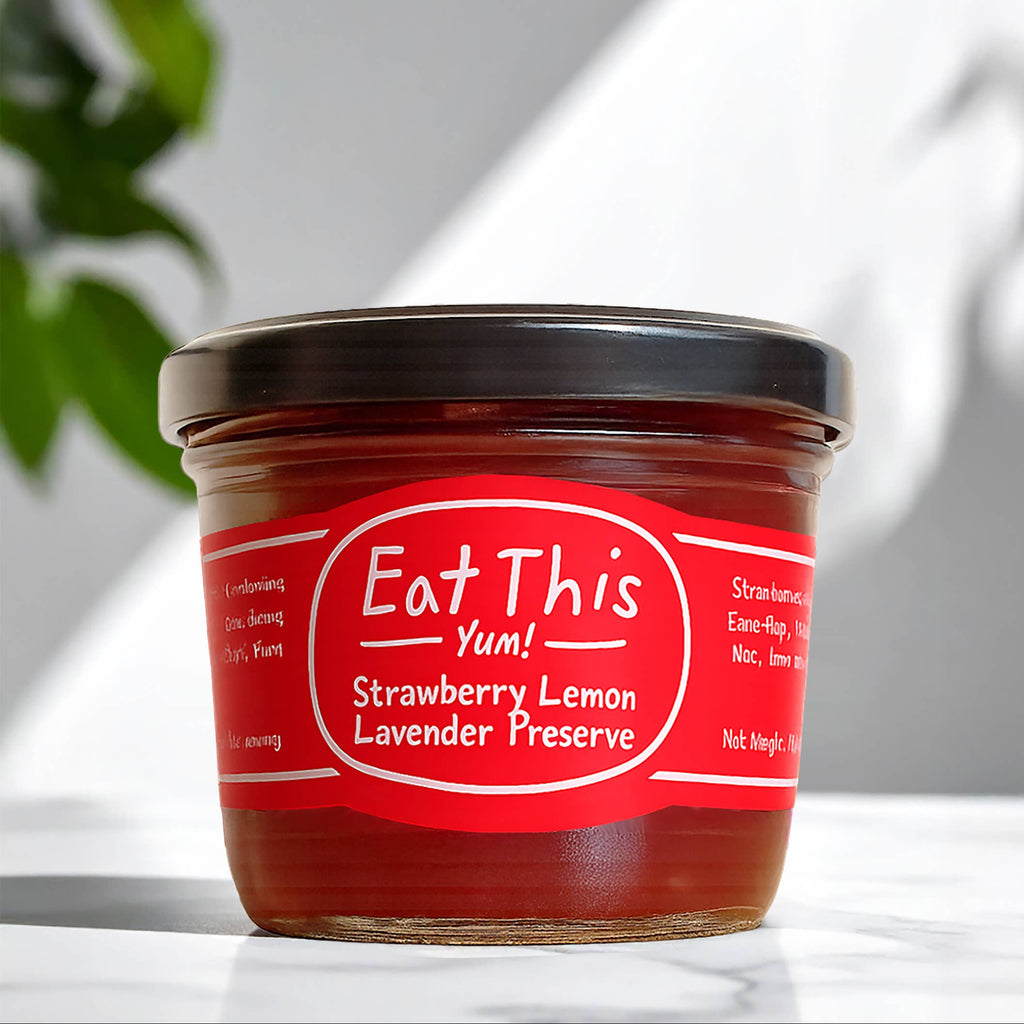 Strawberry Lemon Lavender Jam – Small Batch Spring Preserve