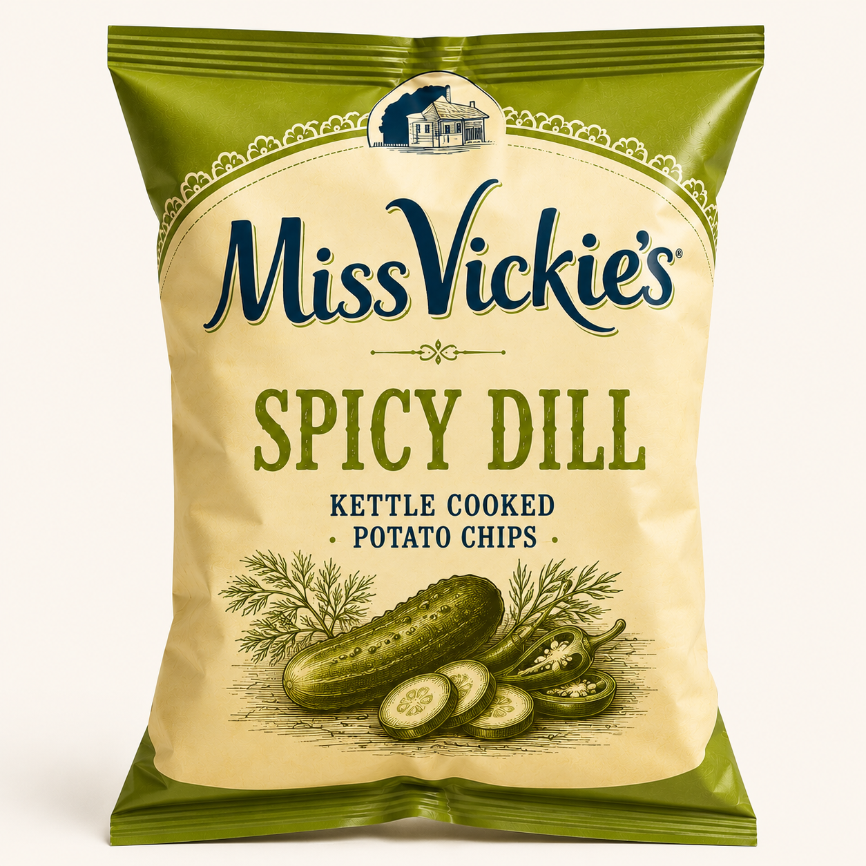 Miss Vickie’s Spicy Dill Pickle Kettle Cooked Chips