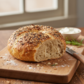 Mini Sourdough Everything Bagel Loaf